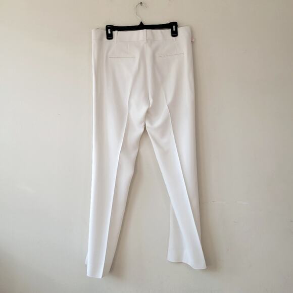 TOM FORD Women's straight-leg Tailored Trousers Ivory Viscose size 44 size 8 - Picture 7 of 13
